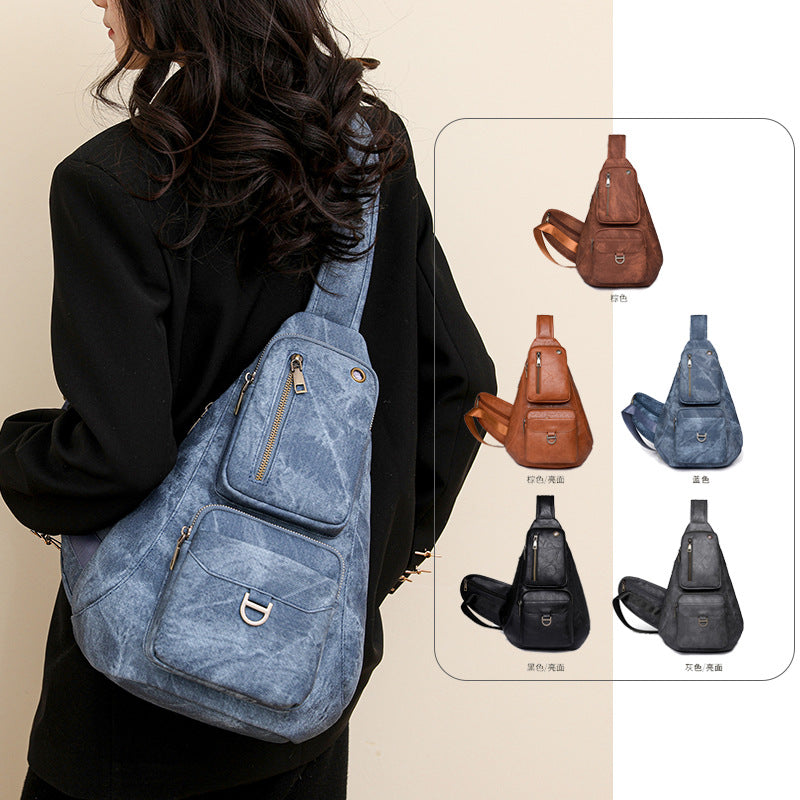 Cross-border women's bags New women's shoulder bags Casual versatile messenger bags Women's bags Multifunctional travel backpack satchel