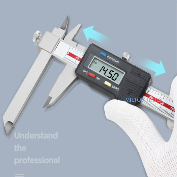 Javier adjustable telescopic jaw digital caliper 0-150/200/300 long and short jaw electronic vernier caliper