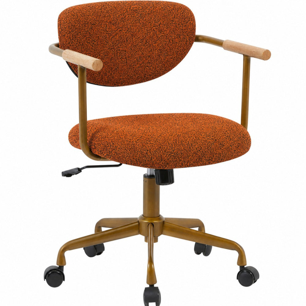 European-style practical leisure chair - solid wood armrests, comfortable for extended sitting, office chair for study, bedroom, home computer chair