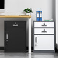 Under-desk filing cabinet, document cabinet, tool storage cabinet, metal low cabinet, storage cabinet with drawers, small lockable cabinet