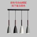 Gray black and white gray four-head long plate