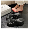 New women's flip-flops: summer outdoor wear, thick sole, minimalist fashion, thong sandals, beach & outdoor sandals - cross-border wholesale