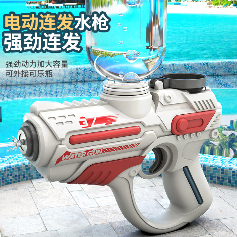 space sci-fi style electric water gun - fully automatic, continuous fire, water battle toy for boys and girls