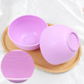 Beauty tools tpr imitation silicone mask bowl plastic soft bowl mask stick mixing bowl supplies beauty set medium size