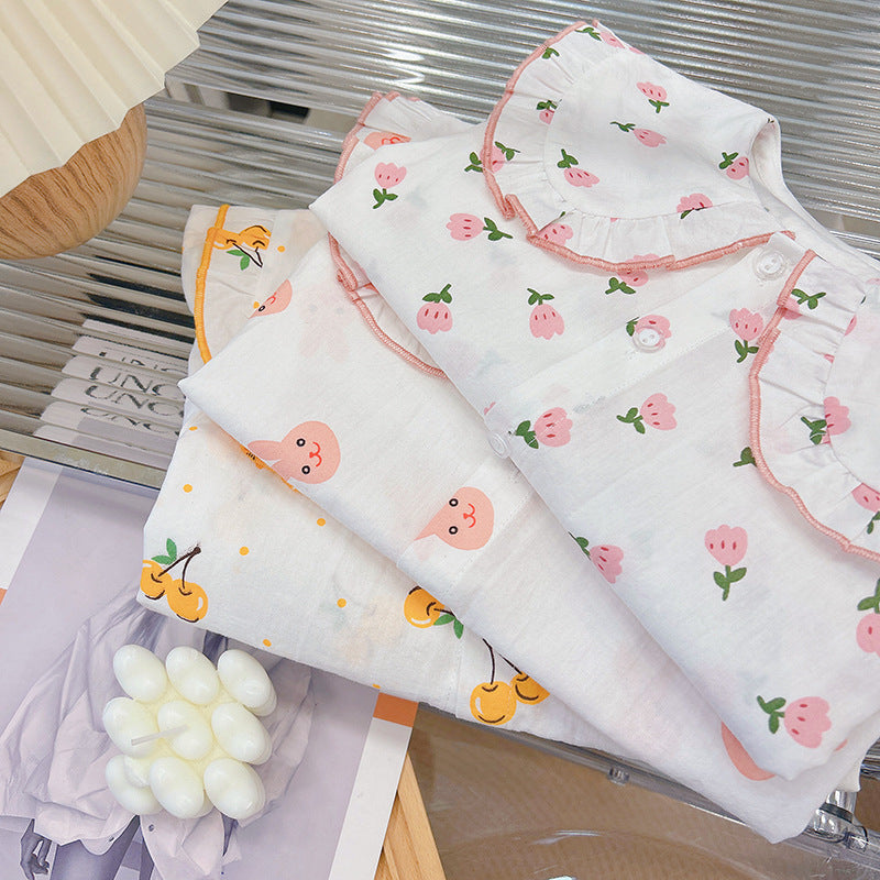 spring/autumn new collection: pure cotton shirt blouse for girls - peter pan collar, babydoll style, fresh & trendy outerwear/undershirt