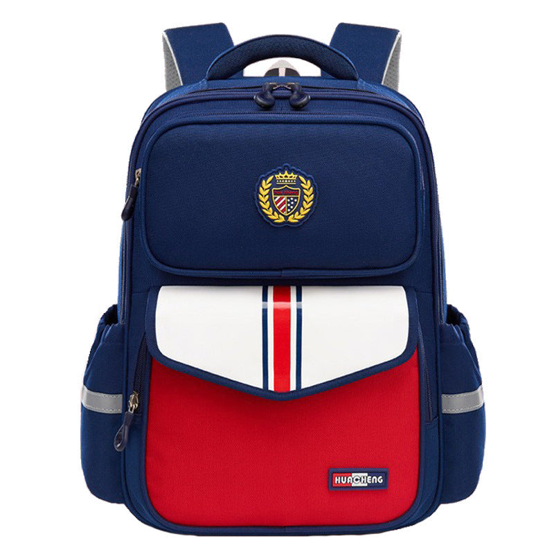 foreign trade schoolbag british style girl kids backpack to reduce the burden of spine protection primary school student schoolbag wholesale