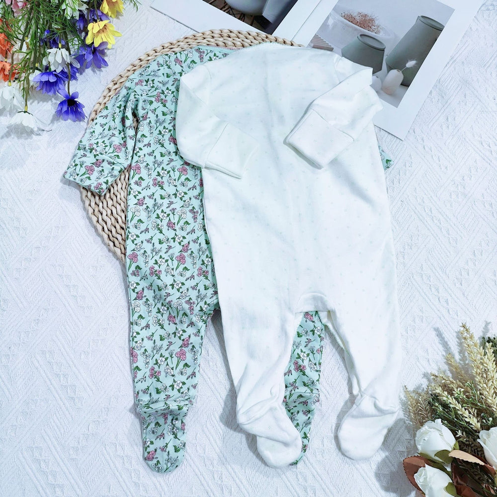 Original export overstock: baby girl's all-season long-sleeve romper - infant bodysuit, baby onesie, toddler jumpsuit