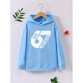 Boys and girls 3d printed hooded sweatshirt