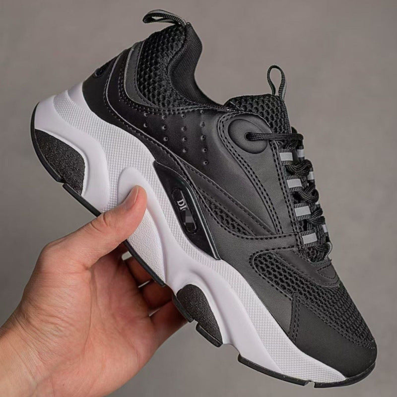 bestseller b22 breathable mesh running shoes - couple's style, export-grade, comfortable patchwork running sneakers