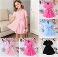 fashionable european and american cross-border new arrivals: chiffon patchwork belted blazer-style bubble sleeve dress - direct from the manufacturer