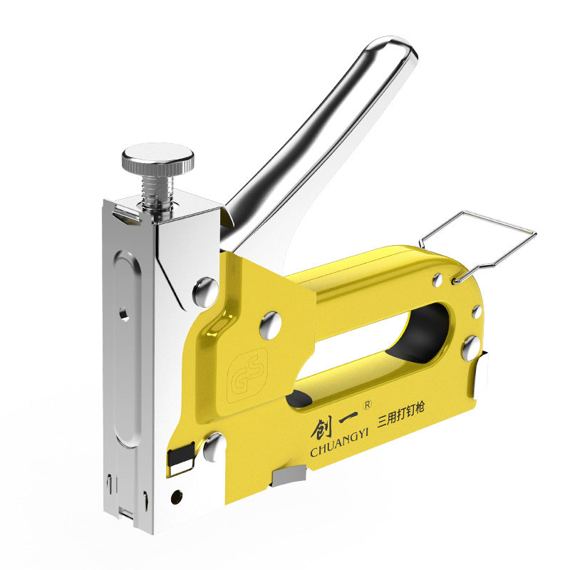Chuangyi pneumatic nail gun nail gun industrial grade woodworking decoration nail gun tool multifunctional portable nail gun machine