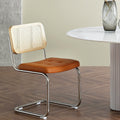 Wabi-sabi style dining chair with backrest, casualfor home study bedroom dressing chair, coffee shop tea room guest rope solid wood chair