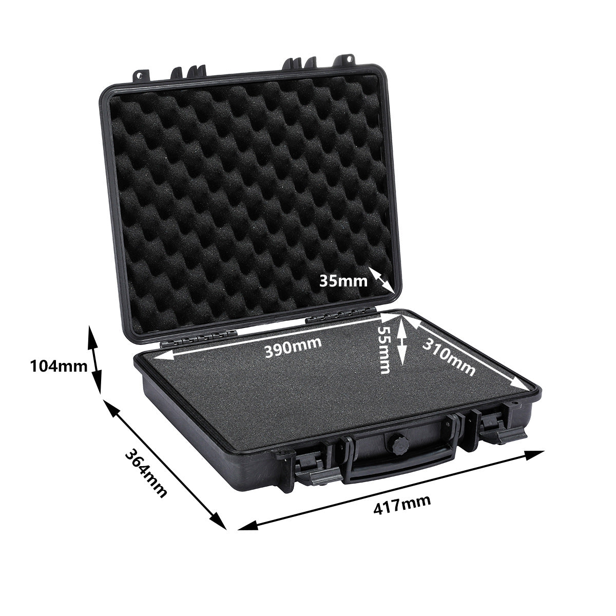 Portable safety box drone photographic equipment storage box instrumentation waterproof safety box can be determined