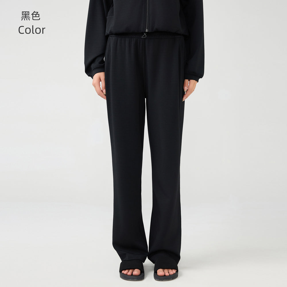 Fall and wintercasualstraight-leg pants air layer running sports pants women's looseslimming lookeasiest for matchloose pantsdaw167