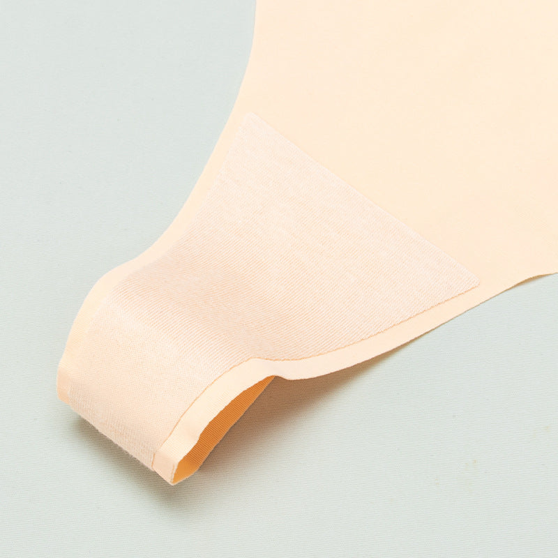 Fashionsexy thin low-waist underwear women's pure cotton crotch antibacterial seamless ice silk sports waist yoga briefs women