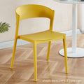 Danish designer chair - minimalist creative visitor chair for home, casual nordic dining chair, backrest chair for cafes and bubble tea shops