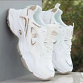 Dad shoes men 2025 spring new men's casual sports shoes trendyeasiest for matchthick solenon-slipabrasion resistant mesh shoes