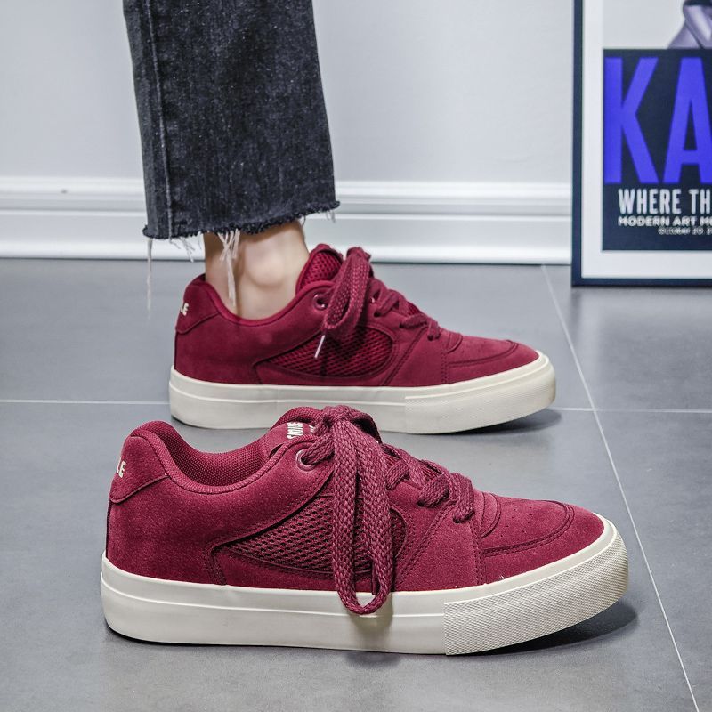 Board shoes men's 2025 spring new men's shoes Korean version of sports and leisure shoes versatile niche trendy canvas shoes wholesale