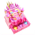 Kids' makeup table playset toy - nail polish, princess makeup box, pretend play, parent-child interaction