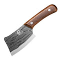 Household kitchen knife solid wood handle kitchen multi-function knife for home food supplement fruit knife sharp forged fish knife