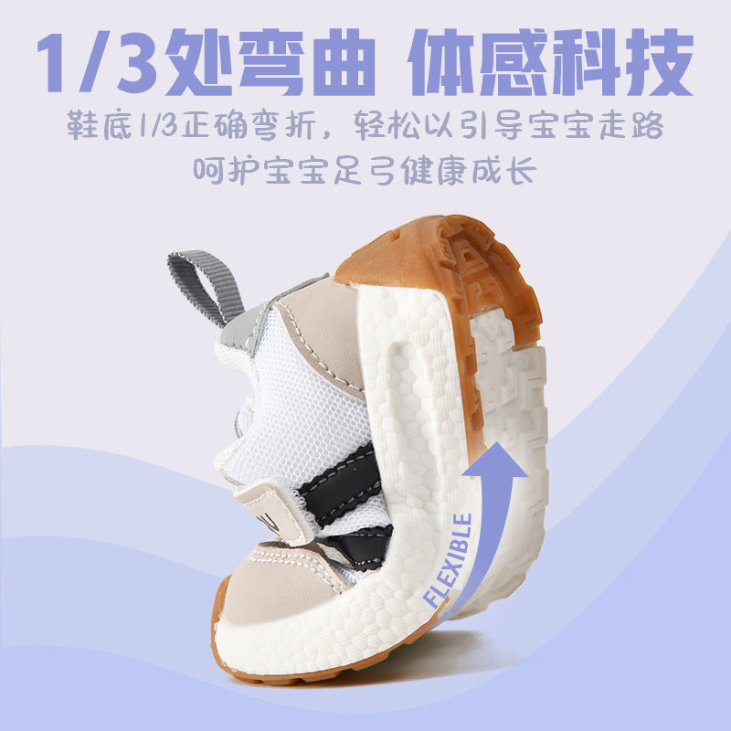Toddler shoes for boys, spring and autumn, 0-1-2 years old, soft sole infant shoes, children's shoes, infant and toddler shoes for girls