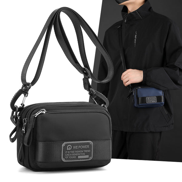 WEPOWER New Men's Crossbody Bag Backpack Lightweight and Simple Shoulder Bag Mini Casual Fanny Bag