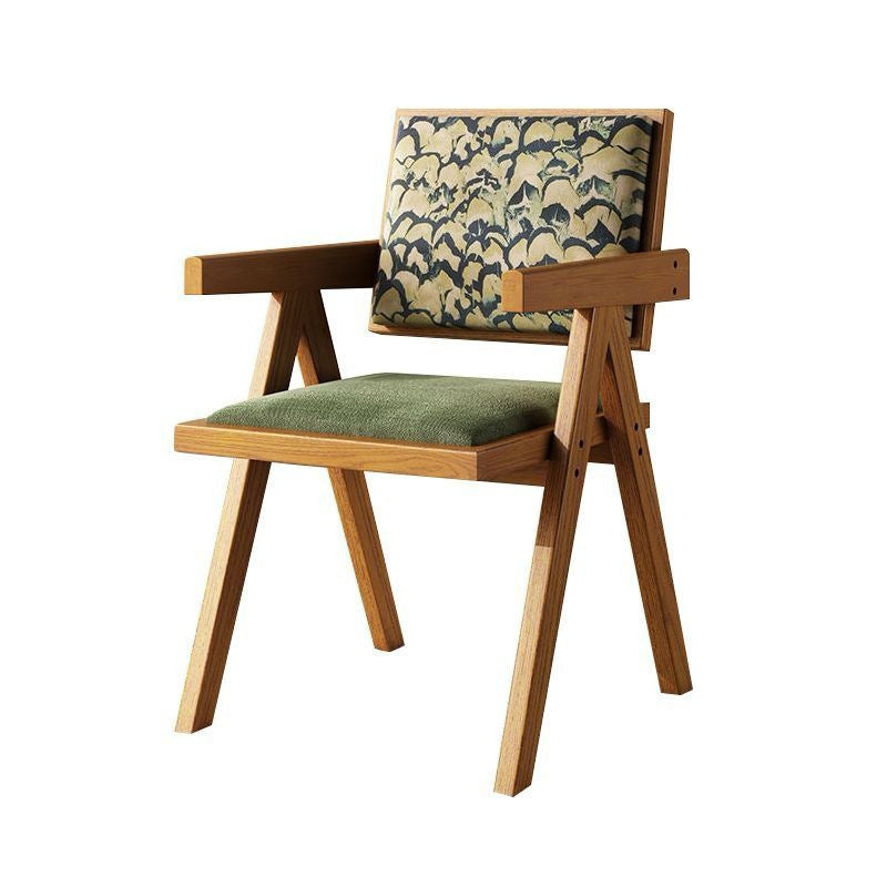 Scandinavian solid wood for home rattan balcony dining chair stool backrest b&b casualcasual rattan chair chandigarh chair