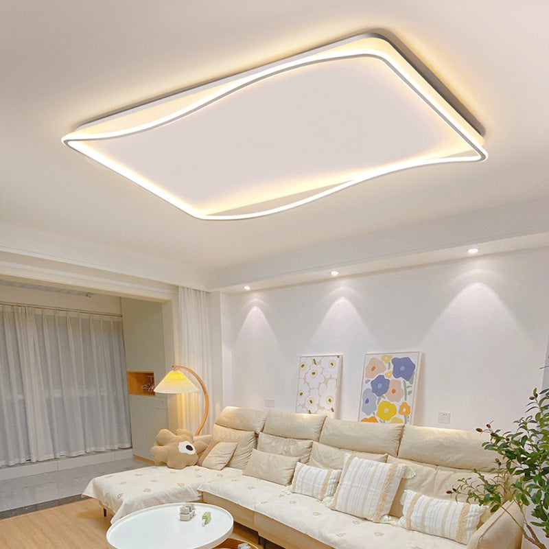 Full Spectrum Ceiling Light Bedroom Light Minimalist Rectangle Modern Simple Nordic Lighting Home Zhongshan Living Room Main Light