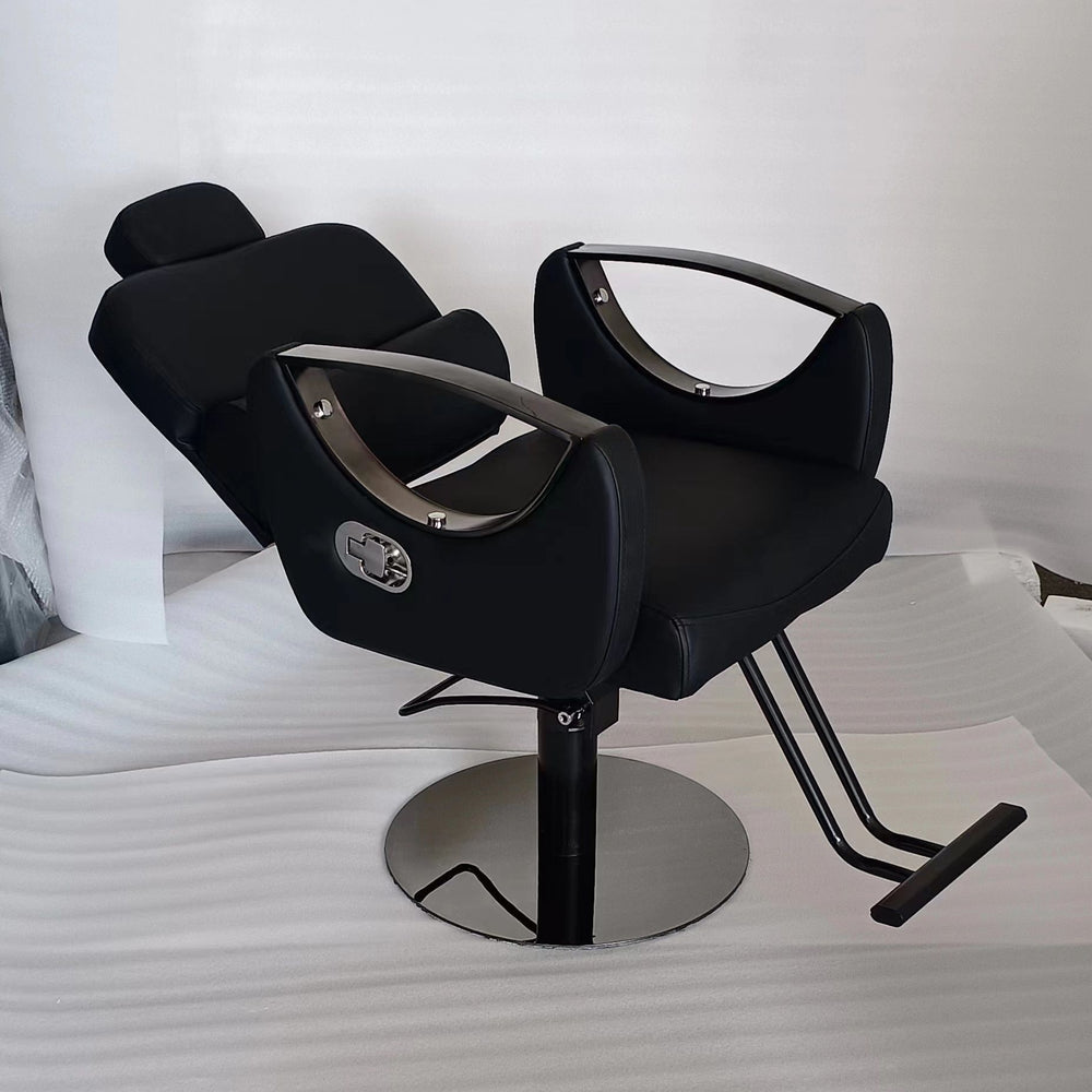 Barber shop chair can be reclined and lifted classypopular hairdressing chair hair salon special shaving lounge chair barber chair