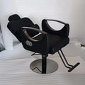Black leather black titanium handrail stainless steel black titanium disc
