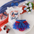 Kids clothing cross-border exclusive for european and american girls new arrival children's short-sleeved khaki + shorts baby children's clothing