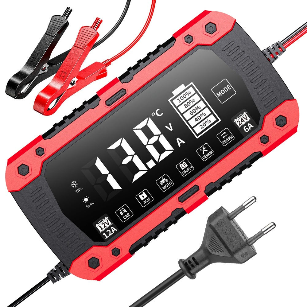 new 12v12a24v6a lifepo4 14.6v 29.2v car and motorcycle battery charging