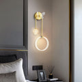 New arrivalaccessible luxurypopular wall lamp bedroom bedside lamp scandinavian modern creative living room background wall decorative lamp hotel