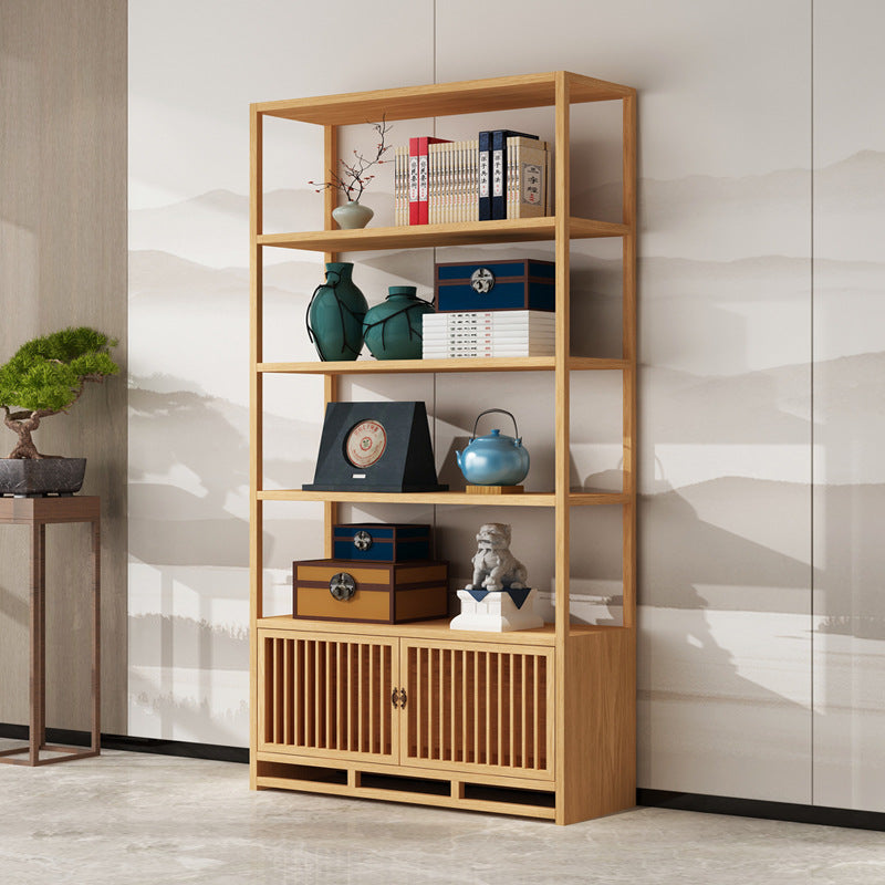 Solid wood tea cabinet Zisha pot display cabinet Product storage shelf Entrance ornament cabinet Chinese retro porcelain display cabinet