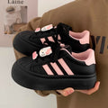 Spring original niche shell toe ugly cute big toe bread shoes girlsthick sole autumeasiest for matchcasual sneakers