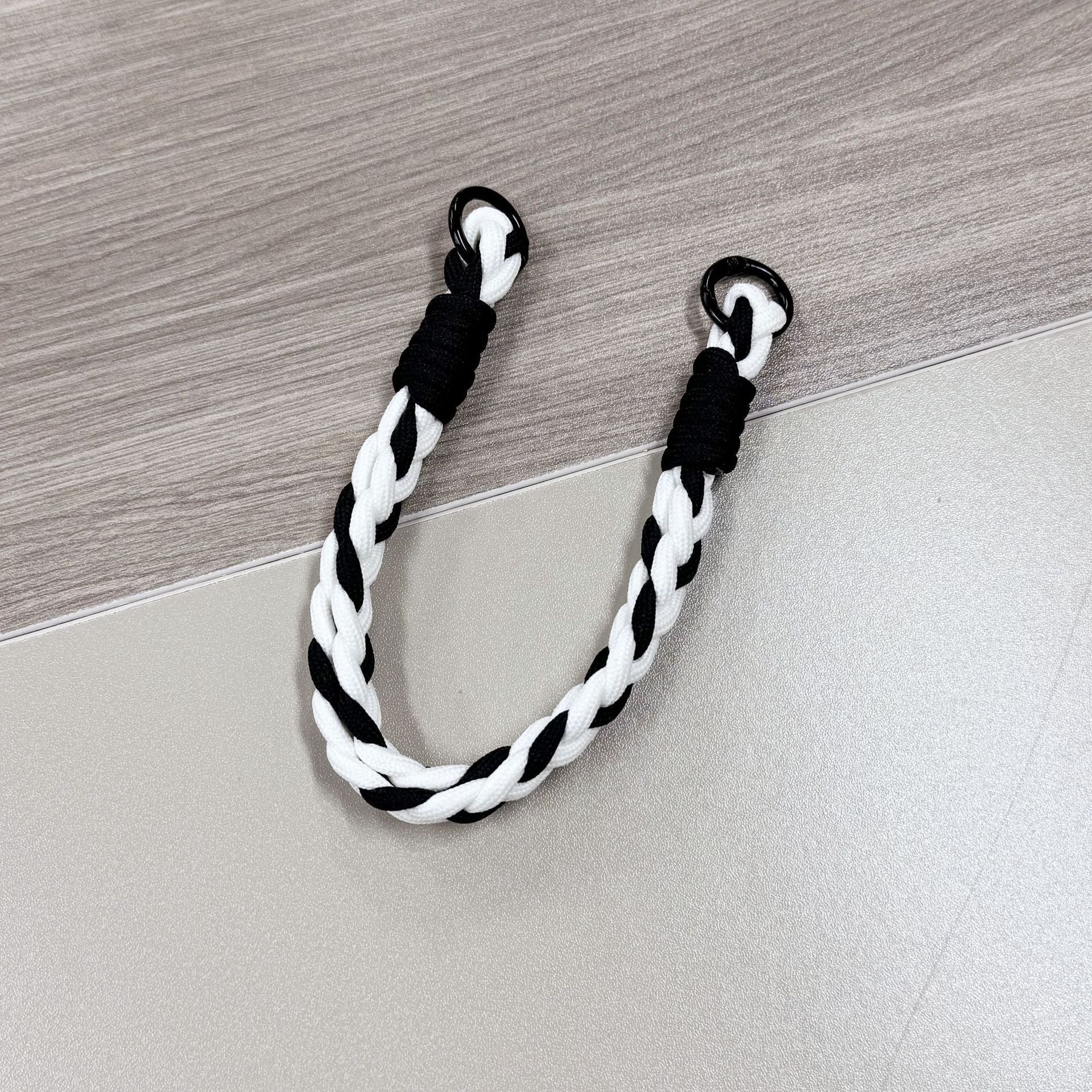 Doll doll mobile phone lanyard wrist strap backpack bag trendy simple hand-woven plush toy blind box pendant