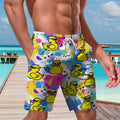 trending men's swim trunks, quick-dry swim shorts, casual athletic beach shorts, new european and american styles