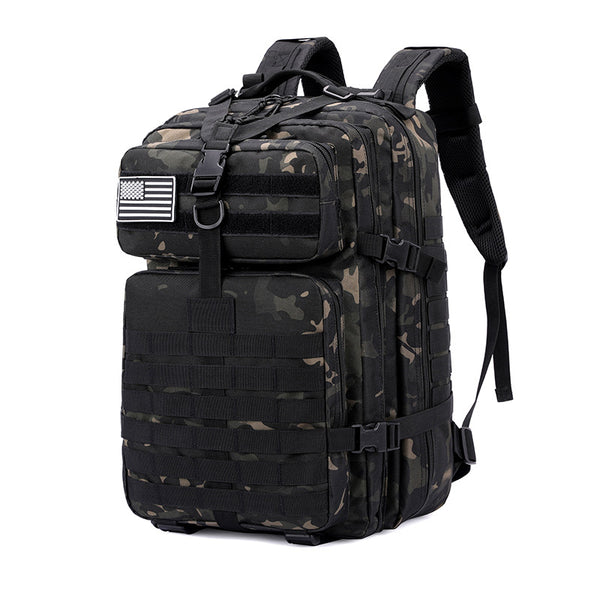 Cross-border multifunctional camouflage nylon backpack sports outdoor tactical bag climbing kit large capacity backpack