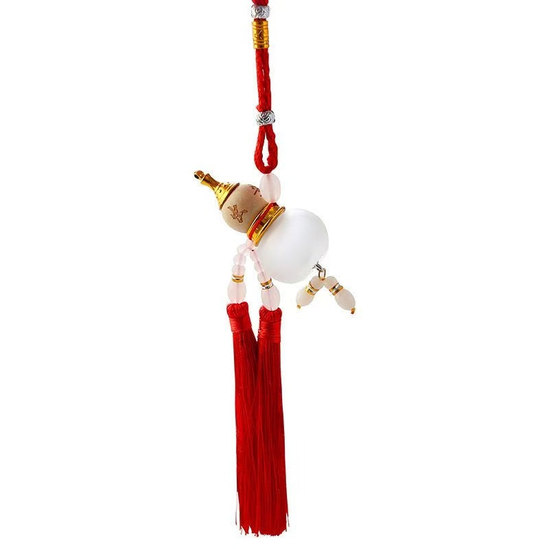 Car pendant empty bottle gourd hanging ornaments car rearview mirror car decoration double ears empty bottle pendant street stall