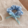 Korean style kids' lace bow hair tie - cute hair scrunchie for girls - high elasticity hair band - hair accessories