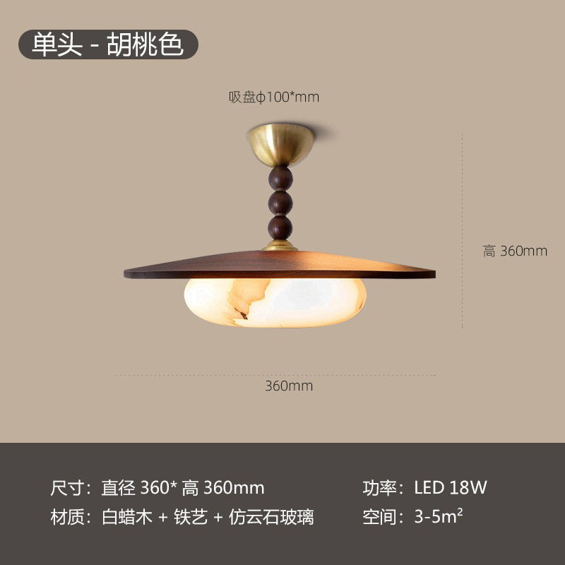 Wabi Sandy Wind Medieval Dining Table Creative Shift Lighting Log Marble Glass Dining Room Rocker Art Chandelier Advanced