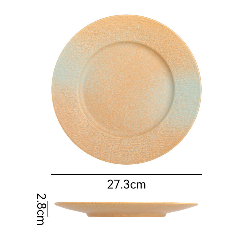 Vintage japanese ceramic dinnerware set - high-style plates, bowls, and dishes for restaurants and home use - steak plates, dinner plates, soup bowls