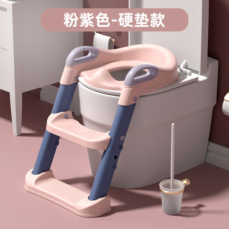 Kids toilet step-type foldable toilet infant toilet boy girl stair-type foot urine pain urinal