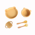 hot-selling maternal and infant products food-grade silicone children's food supplement feeding tableware baby suction cup bowl portable set