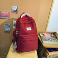 New trendy backpack - retro color scheme, large capacity, casual student backpack, perfect for class, unisex