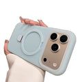 New iphone 17 pro max jelly skin magnetic stand phone case, compatible with apple 16, full coverage protective cover
