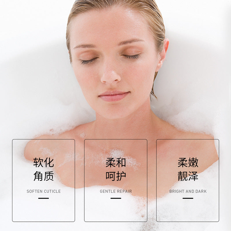 Boquanya Peach Lactic Acid Bacteria Bath Salt Foam Refreshing Moisturizing Smooth Cleansing Body Cleansing Bath Salt