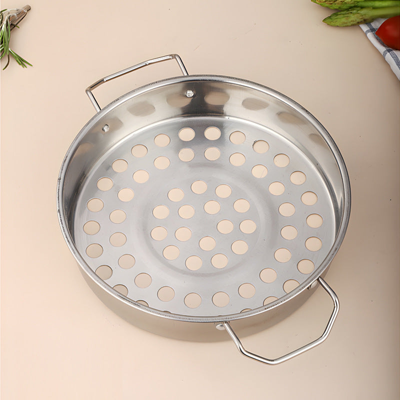 Stainless steel cold shrimp scoop noodle fish colander drain basin kitchen kitchenware cold fish dumpling soup spoon dumpling soup jelly fish colander