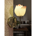 Indoor creative retrochinoiserie lotus wall lamp lotus balcony entrance decoration study corridor wall lamp zen