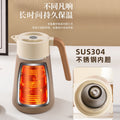 304household thermos hotel restaurant stew teapot thermos flask vacuum thermos flask wooden handle wedding thermos kettle